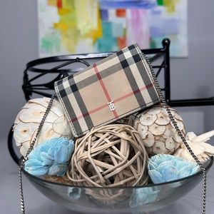 RARE Burberry Jessie Mini Chain Wallet